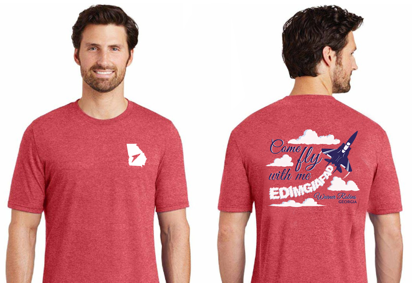 Come Fly with Me - Red Friday Shirt - Warner Robins