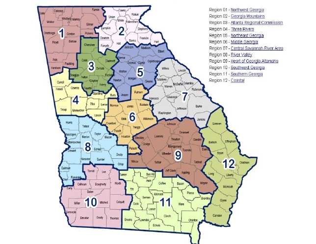 Middle Georgia County Map Just The Facts: Tsplost - Robins Regional Chamber